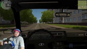 БУДНИ ТАКСИСТА - RP CITY CAR DRIVING + РУЛЬ