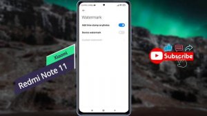 Redmi Note 11 Camera Watermark Settings | Redmi Note 11 Camera me Name Kaise Change Kare