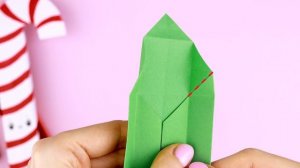 Оригами Коробочка Конфета из бумаги | DIY Новый год | Origami Paper Christmas box