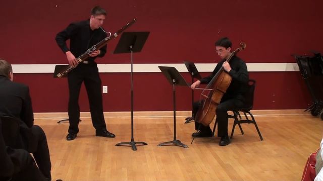OHS Mixed Duet - Mozart Bassoon Sonata with Cello - State Competition смотреть онлайн