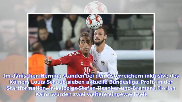 Österreich verliert in Dänemark