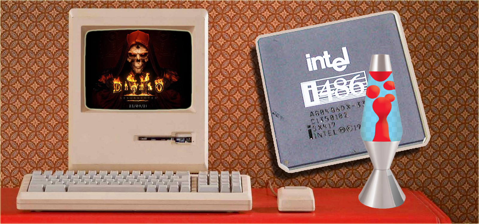 Попытка запустить Diablo 2 на Intel486DX процессоре ??