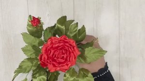 Поделка сатиновые розы из ленты _ Мастер-класс по изготовлению розы из атласной ленты _