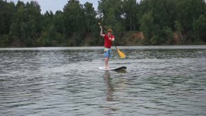 SUP Board D7 9'6 Surf - надувная доска для SUP серфинга. Отзыв эксперта. Обзор и подготовка доски.