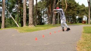 Слалом ролики  Мативация  БАЗА