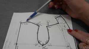 Выкройка халата с рукавом и шалевым воротником. Построение пошагово