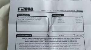 2018 Honda Fury Cobra Swept Exhaust & Cobra Fi2000 Fuel Injection Tuner Install Location