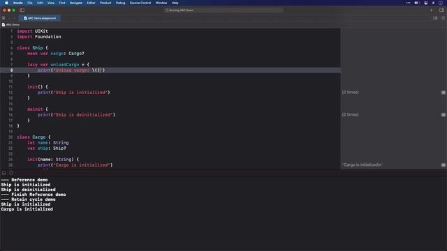 iOS RSSchool 2021. Swift. ARC, Error handling