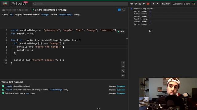 Learn TypeScript: Loops