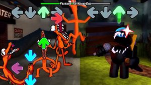 Rainbow Friends vs Among Us but | Friday Night Funkin Mod
