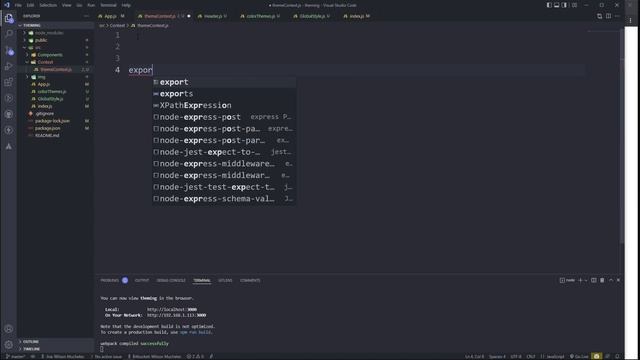 React Js Jutorial - Theme Selector Project (Context API) смотреть онлайн