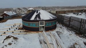 Дом или Юрта на ДАЧА / Жизнь на даче зимой