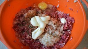 Котлеты из телятины с манкой