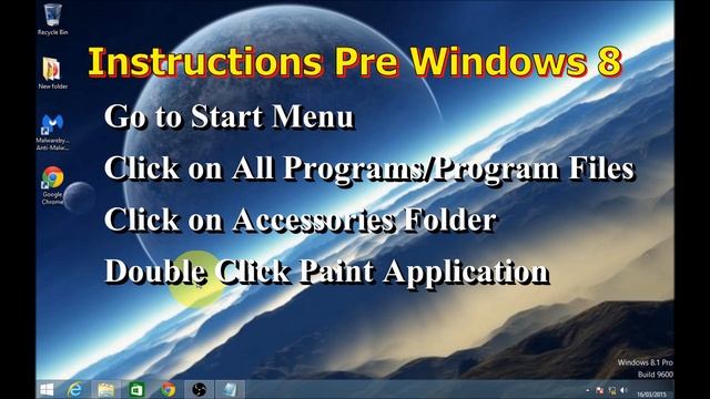 How to take a Screenshot & Save it as an Image file using Windows Paint смотреть онлайн