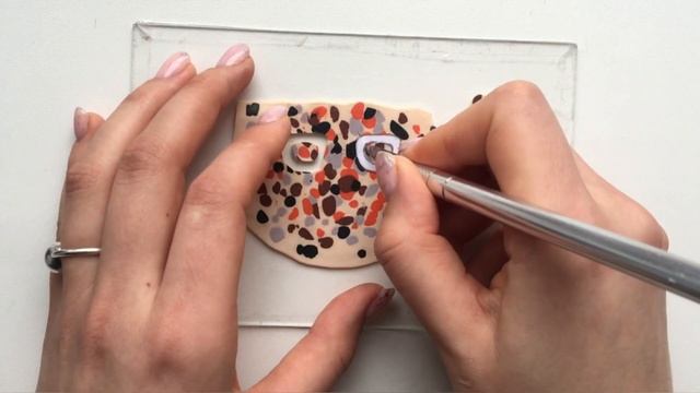 Мастер-класс: Брошь "Девочка с очками" из полимерной глины FIMO/polymer clay tutorial