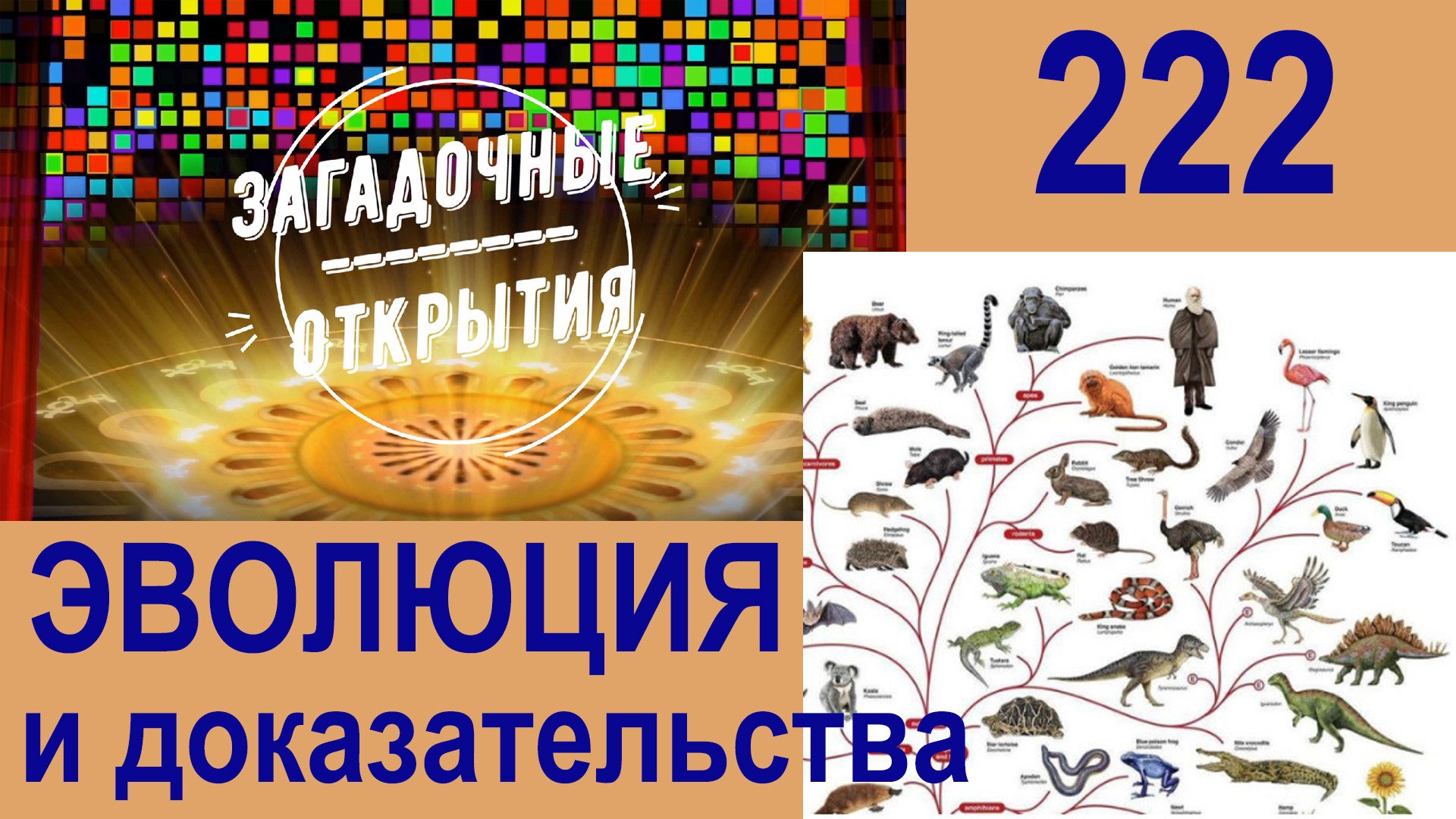 Эволюция и Дарвинизм - каковы доказательства? З/О_222.