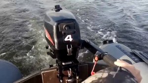 Первый спуск на воду Hidea 4 л.с. ч.2