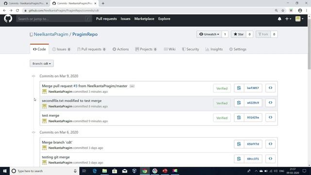 Merging git branches смотреть онлайн