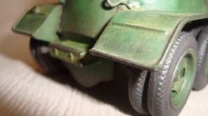 Советский бронеавтомобиль БА-10А, 1'72, Zvezda