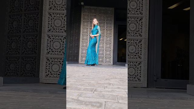 Backstage в шикарном дорогом платье👗💙 смотреть онлайн