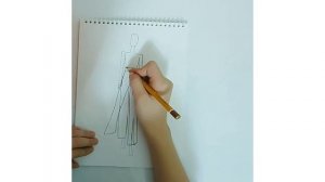 (Lesson 18)Fashion illustration,sketch,design/(Урок 18)Эскиз одежды рисования