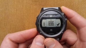 Garmin Fenix 3 : Calibrating Altimeter, Barometer & Compass