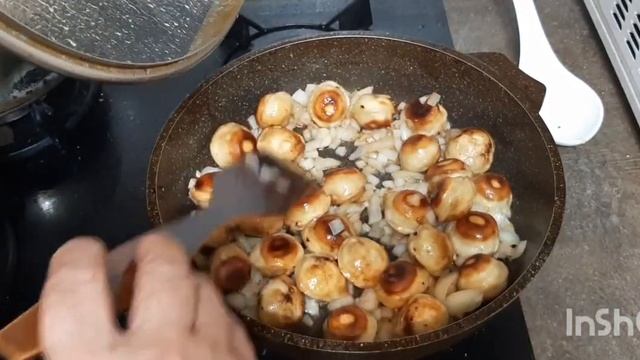 Жаренные пельмени в молочном соусе смотреть онлайн