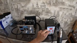 Новая Паяльная Cтанция Element 852d+. Турбинная или Компрессорная тише. Наконечники для паяльника