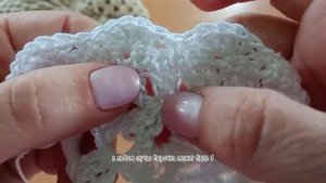 Шикарная обвязка косынки крючком