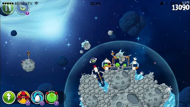 Angry Birds Space 8-23 Beak Impact Walkthrough (3 Stars) смотреть онлайн