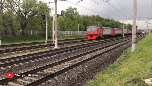 Перегоны Удельная-Малаховка и Малаховка-Красково Казанское направл. //  23.05.2020 // @Метро Жизнь смотреть онлайн