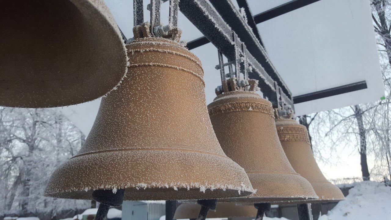 Колокола "ЛИТЭКС" в Якутии | Звоны в морозы смотреть онлайн