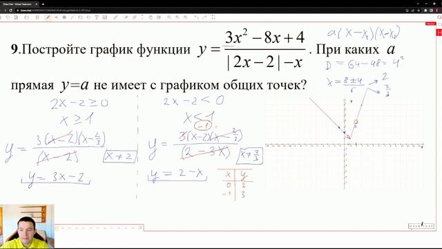 Вступительная работа в 9 класс. Президентский физико-математический лицей №239. 2017 год. 1 вариант смотреть онлайн