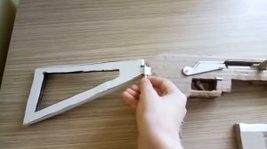 акс-74у из бумаги, картона. Часть 1