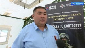 Участник отряда добровольцев БАРС-4 рассказал о плюсах службы по контракту