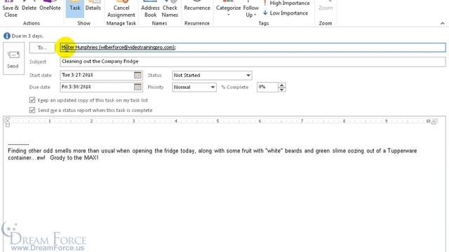 Microsoft Outlook 2016: Task Assigning смотреть онлайн