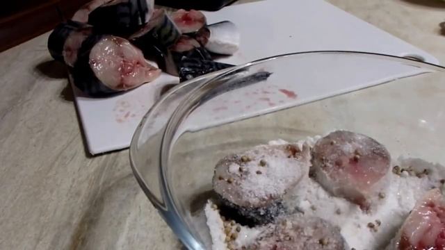 Маринованная скумбрия за 3 часа