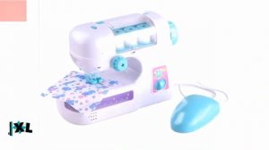 Mother Garden Pretend Play Mini Clothes Sewing Machine Sartorius Furniture White Pink Toy