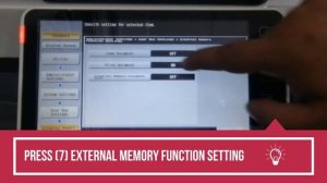 Enabling Scan To Usb On Konica Minolta Bizhub Copier Machine