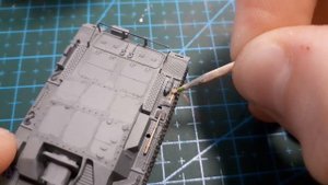 Модель немецкого штурмового орудия Stug. III в масштабе 1/100