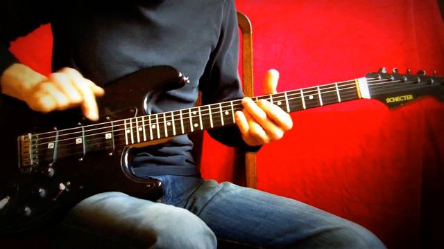 Schecter Stratocaster with Ultrasonic Pickups from the 80ties