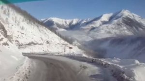 Трасса КОЛЫМА, дорога на костях, черный прижим и желтый прижим