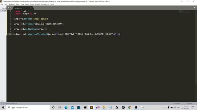 How To Convert Image Into Cartoonish Image Using Python