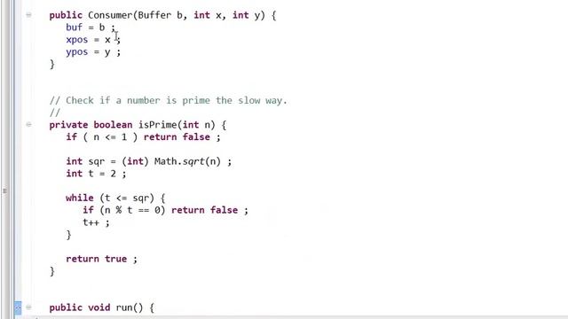 Java Threads - Consumer/Producer Version 3 смотреть онлайн