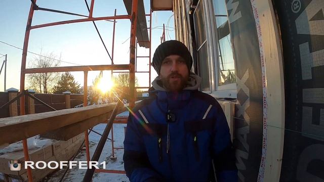 Выравнивание деревянной обрешетки на стенах дома.  Обзор объекта.