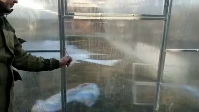 Теплица Эврика со сдвижной крышей