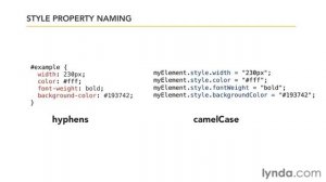 JavaScript(JS-Lynda.com) 09 1  Введение в стили