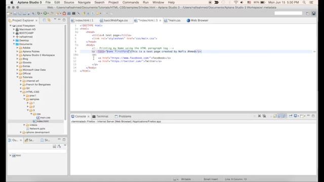 HTML5, CSS3 & JavaScript | CSS Type Selectors & Using Classes in CSS | Chap-2 | Part-11