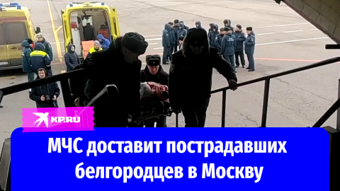 МЧС доставит пострадавших белгородцев в Москву