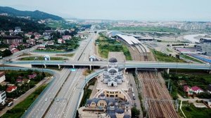 Храм Нерукотворного Образа Христа Спасителя в Адлере с дрона в 4К| Moments&Places
